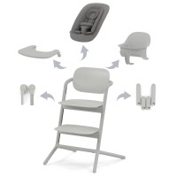 Стілець Lemo 4в1 Suede Grey