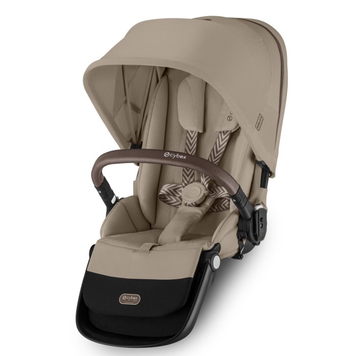 Cybex Gazelle S Almond Beige коляска для двійні