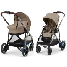 Коляска Cybex e-Gazelle S 2 в 1 Almond Beige