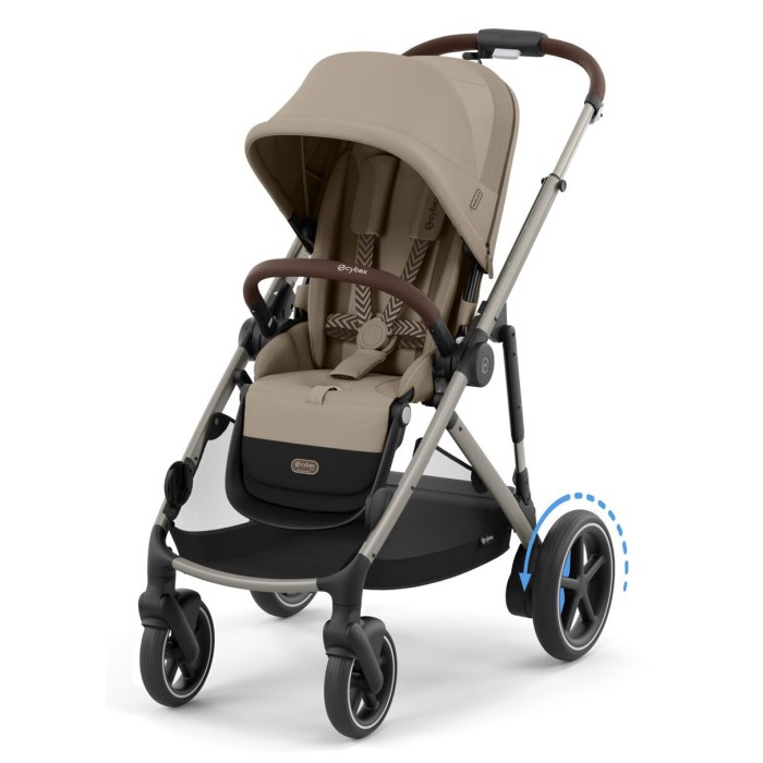 Коляска Cybex e-Gazelle S 2 в 1 Almond Beige