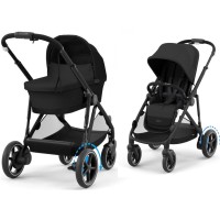 Коляска Cybex e-Gazelle S 2 в 1 Moon Black