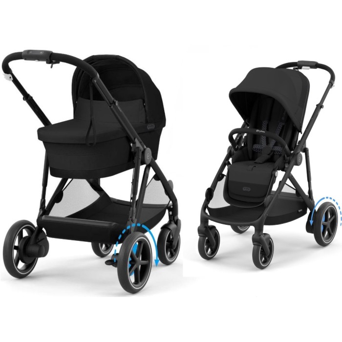Stroller Cybex e-Gazelle S 2 in 1 Moon Black