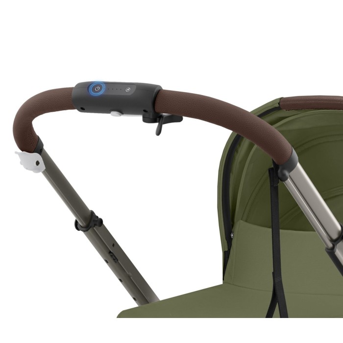 Cybex e-Gazelle S Moss Green коляска для двійні