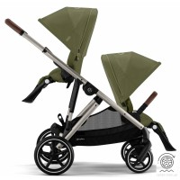 Cybex e-Gazelle S Moss Green коляска для двійні