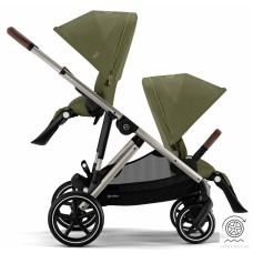 Cybex e-Gazelle S Moss Green коляска для двійні
