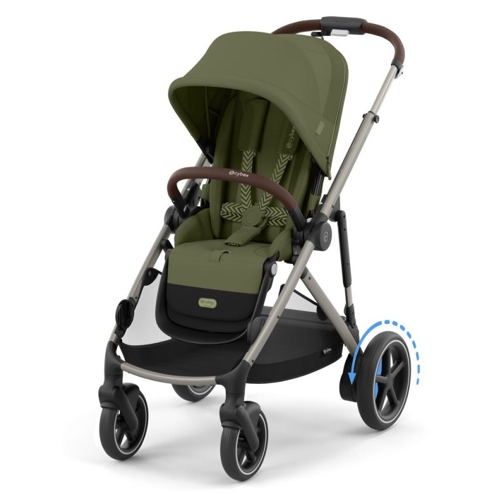 Коляска eGazelle S TPE Moss Green