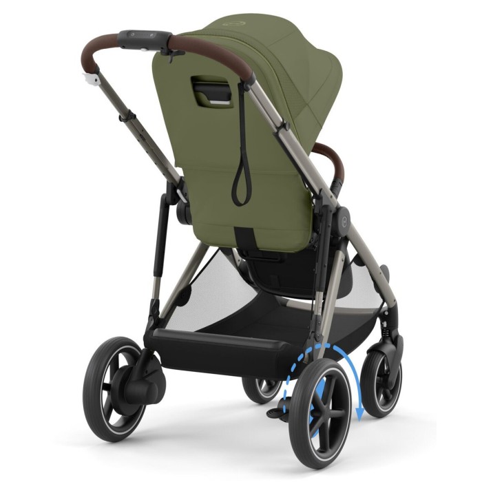 Cybex e-Gazelle S Moss Green коляска для двійні