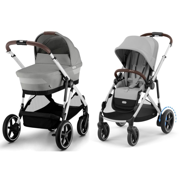 Коляска Cybex e-Gazelle S 2 в 1 Stone Grey