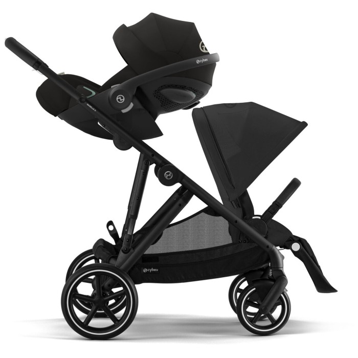Cybex Gazelle S 2 в 1 Moon Black коляска для двійні