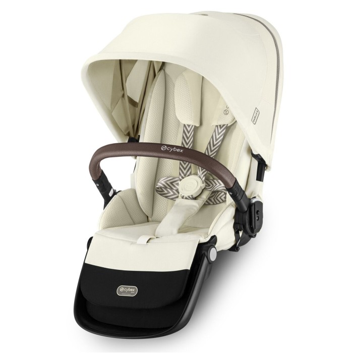 Cybex Gazelle S Seashell Beige коляска для двійні
