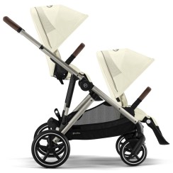 Cybex Gazelle S Seashell Beige коляска для двійні