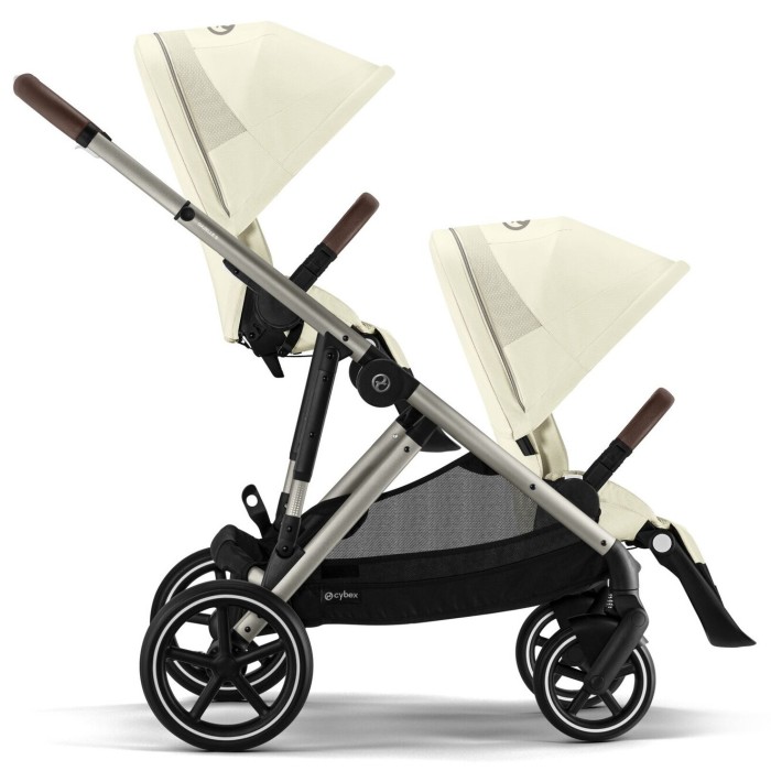 Cybex Gazelle S Seashell Beige коляска для двійні