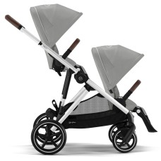 Cybex Gazelle S Stone Grey коляска для двійні