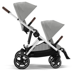 Cybex Gazelle S Stone Grey коляска для двійні