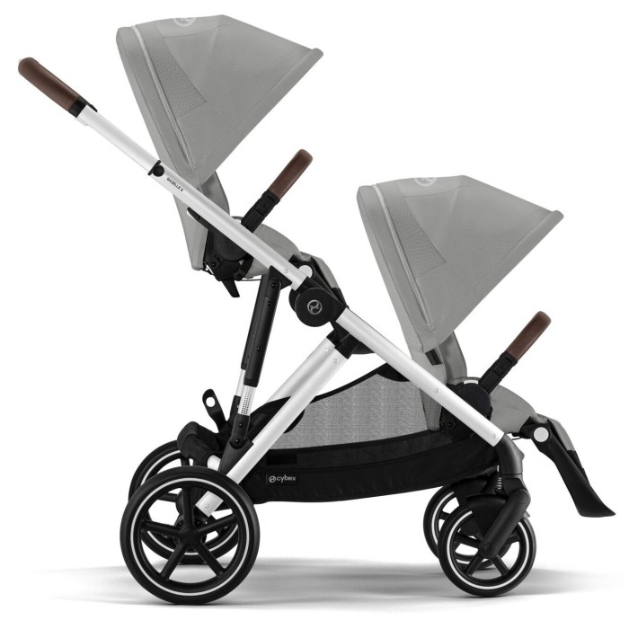 Cybex Gazelle S Stone Grey коляска для двійні