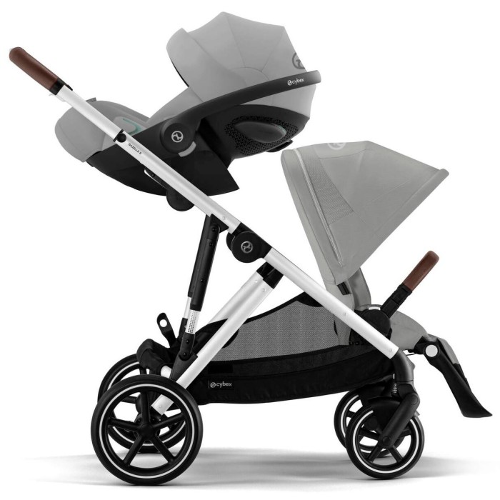 Cybex Gazelle S Stone Grey коляска для двійні
