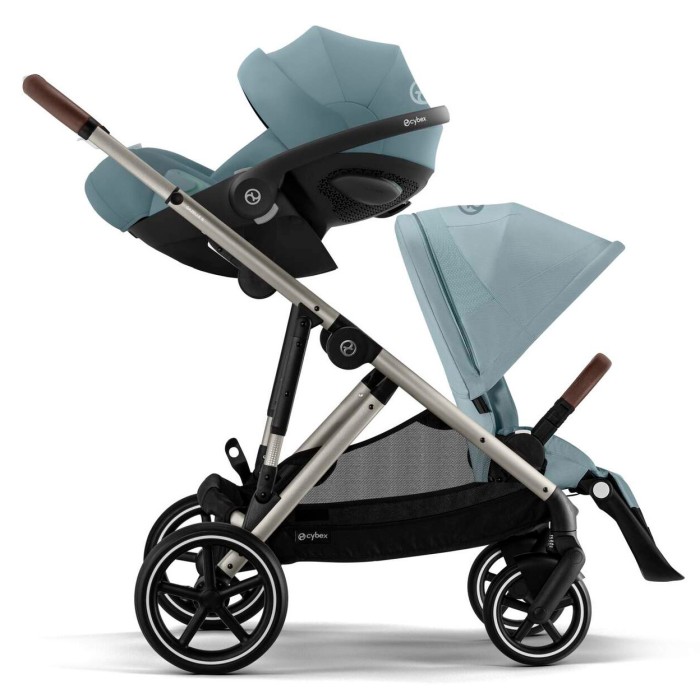 Cybex Gazelle S 2 в 1 Stormy Blue коляска для двійні