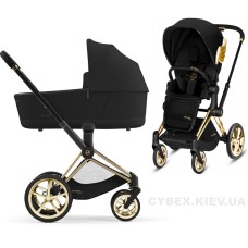 Cybex Priam Jeremy Scott Wings 3.0 люлька Sepia Black коляска 2 в 1