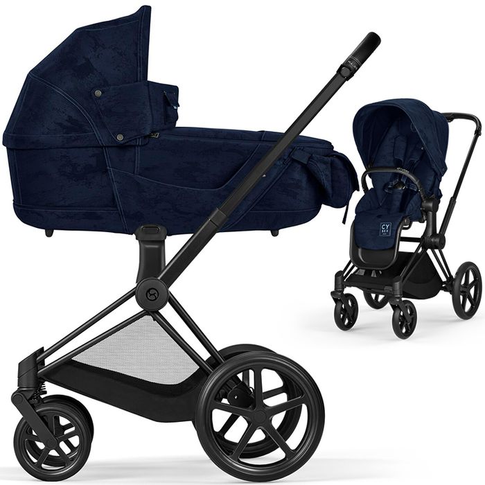 Cybex Priam 4.0 коляска 2 в 1 Rebellious Luxury шасі Matt Black