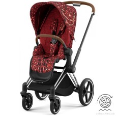 Коляска Cybex ePriam by Alec Voelkel Rockstar шасі Chrome Brown 4.0