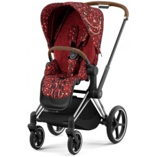 Коляска Cybex Priam Rockstar by Alec Voelkel шасі Chrome Brown 4.0