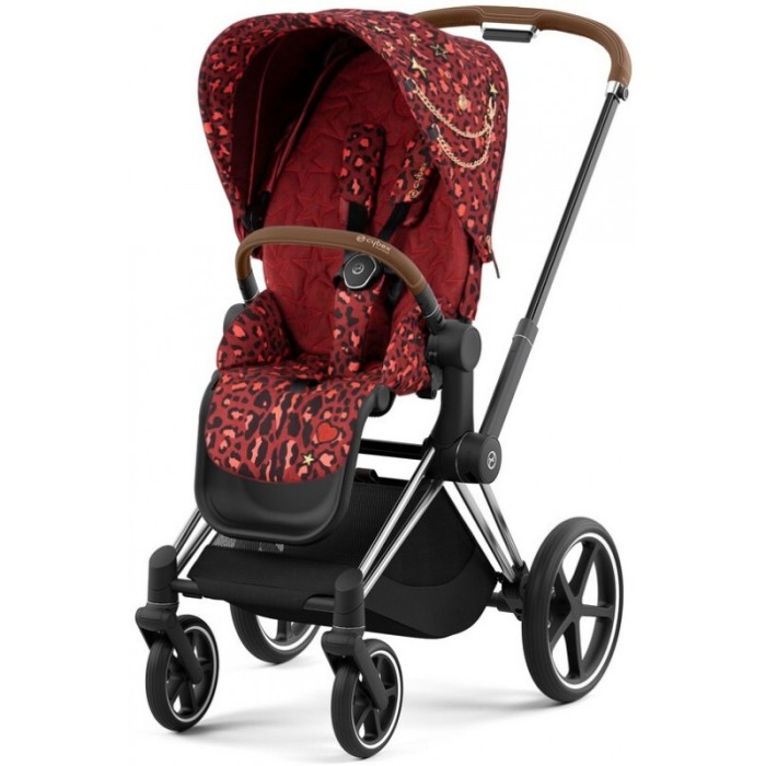 Коляска Cybex Priam Rockstar by Alec Voelkel шасі Chrome Brown 