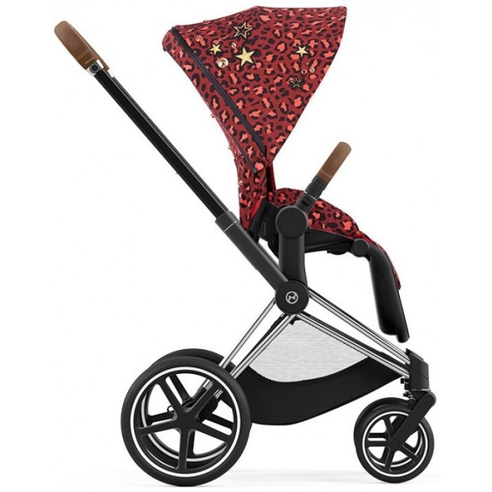 Коляска Cybex Priam Rockstar by Alec Voelkel шасі Chrome Brown 