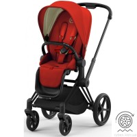 Stroller Cybex ePriam Autumn Gold chassis Matt Black 4.0