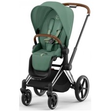 Коляска Cybex Priam Leaf Green шасі Chrome Brown 4.0