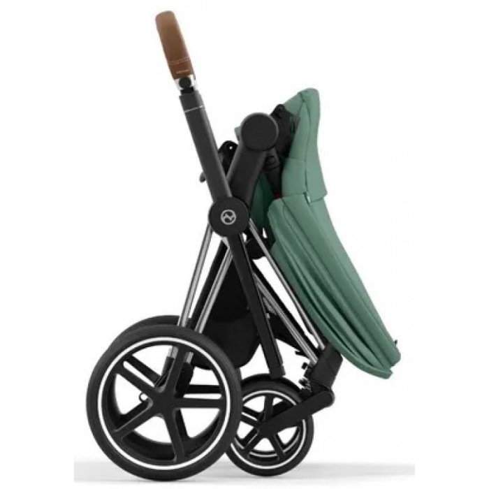 Cybex ePriam Leaf Green шасі Chrome Brown 4.0 коляска 2 в 1