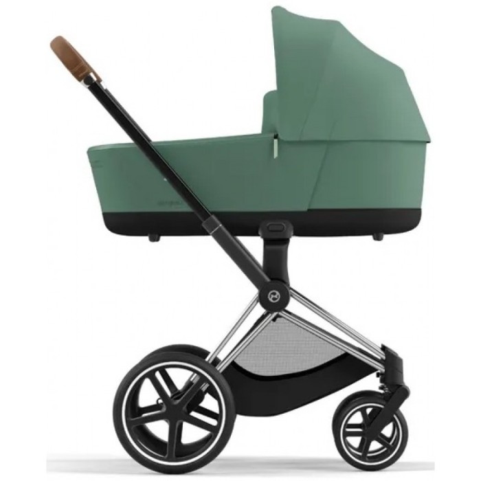 Cybex ePriam Leaf Green шасі Chrome Brown 4.0 коляска 2 в 1