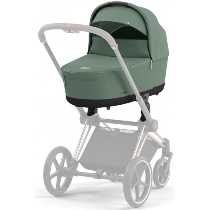 Cybex ePriam Leaf Green шасі Chrome Brown 4.0 коляска 2 в 1