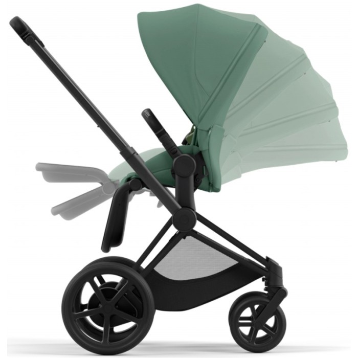 Cybex ePriam Leaf Green шасі Matt Black 4.0 коляска 2 в 1