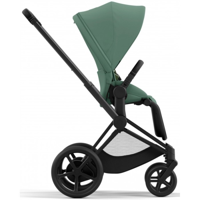 Cybex ePriam Leaf Green шасі Matt Black 4.0 коляска 2 в 1