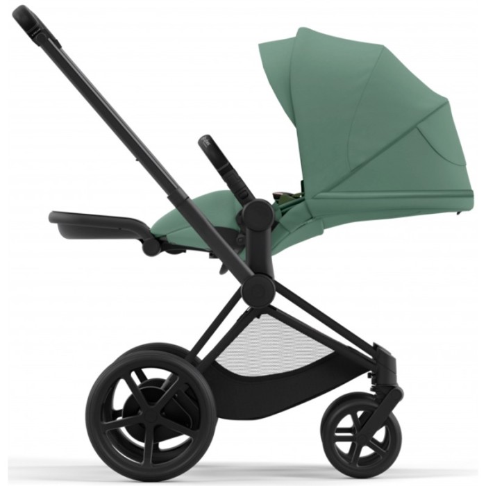 Cybex ePriam Leaf Green шасі Matt Black 4.0 коляска 2 в 1
