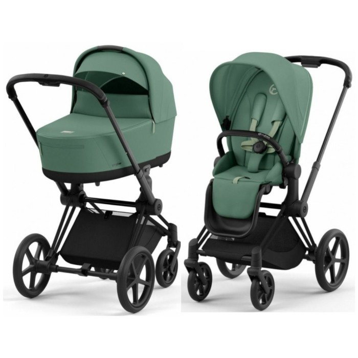 Cybex Priam 4.0 коляска 2 в 1 Leaf Green шасі Matt Black