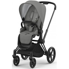 Коляска Cybex Priam Mirage Grey шасі Matt Balck 4.0