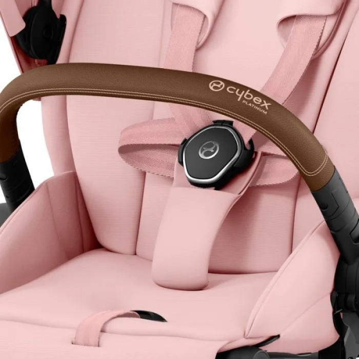 Коляска Cybex Priam Peach Pink шасі Chrome Brown 