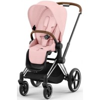 Stroller Cybex Priam Peach Pink chassis Chrome Brown 4.0