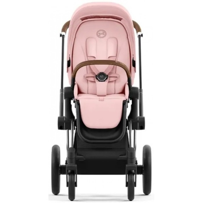 Коляска Cybex Priam Peach Pink шасі Chrome Brown 