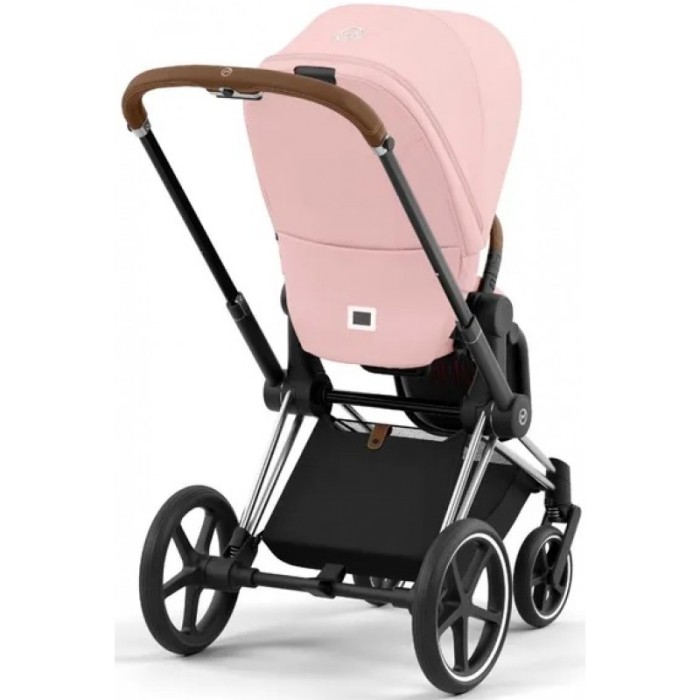 Коляска Cybex Priam Peach Pink шасі Chrome Brown 