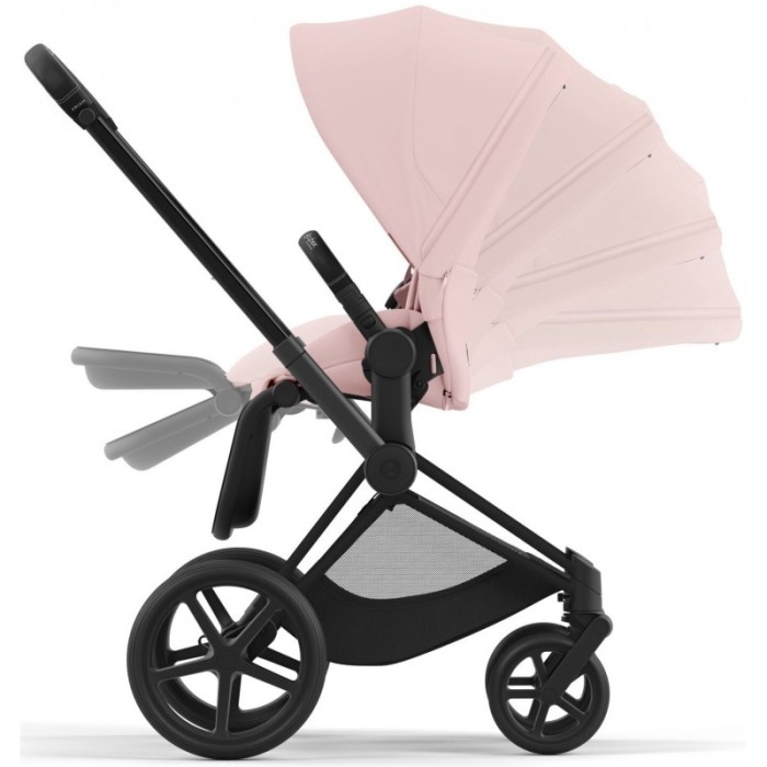 Коляска Cybex Priam Peach Pink шасі Matt Balck