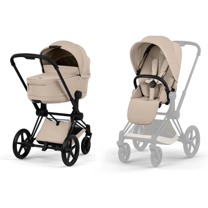 Візок Priam 2 в 1 BLK Cozy Beige 