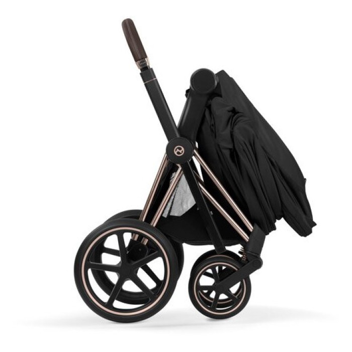 Cybex Priam Style Collection 3 в 1 Sepia Black шасі Chrome 5.0 автокрісло Cloud T plus