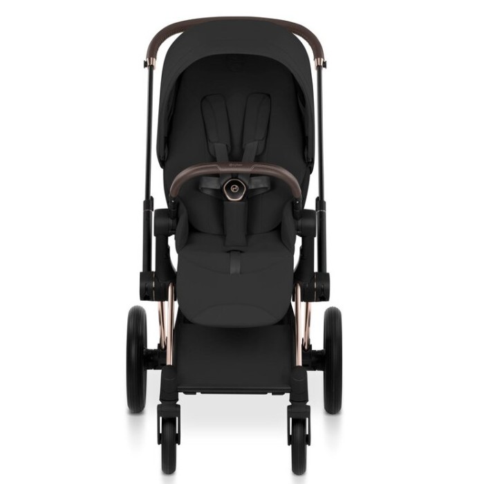 CYBEX Priam Style Collection 5.0 Sepia Black Stroller with Rose Gold Frame