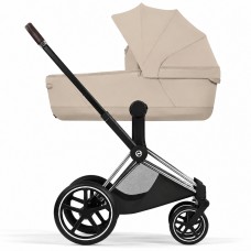Cybex Priam Style Collection 5.0 коляска 1 в 1 люлька Cozy Beige + шасі Chrome