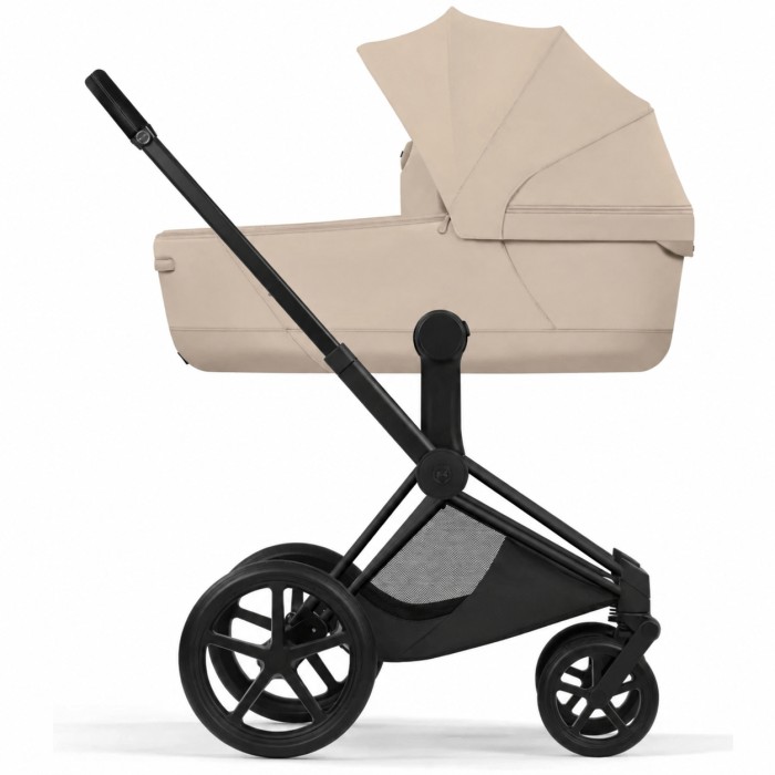 Cybex Priam Style Collection 5.0 коляска 1 в 1 люлька Cozy Beige + шасі Matt Black