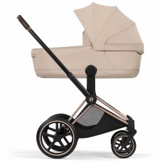 Cybex Priam Style Collection 5.0 коляска 1 в 1 люлька Cozy Beige + шасі Rosegold