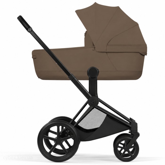 Cybex Priam Style Collection 5.0 коляска 1 в 1 люлька Coconut Brown + шасі Matt Black