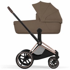 Cybex Priam Style Collection 5.0 коляска 1 в 1 люлька Coconut Brown + шасі Rosegold
